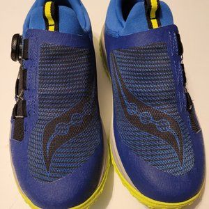 Saucony Switchback 2.0 Blue/Citro Big Boys size 4